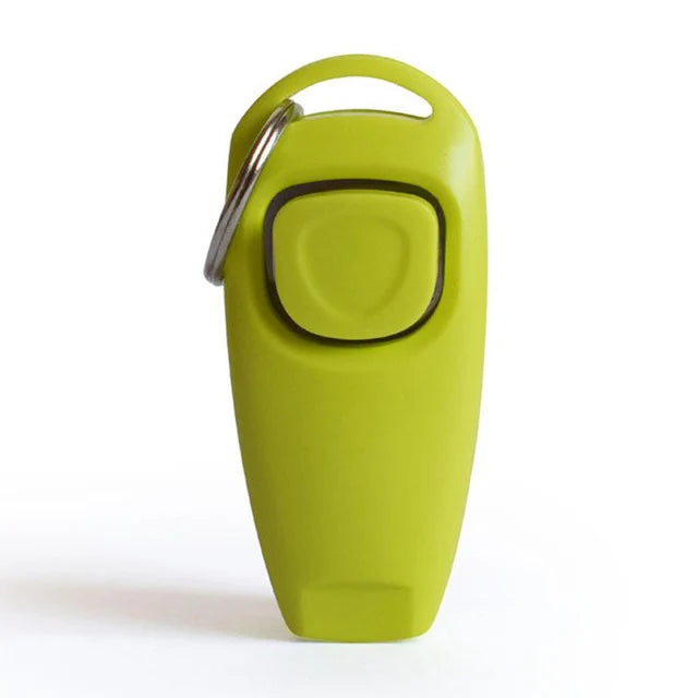 2 in 1 Dog Training Clicker and Whistle with Wrist Strap