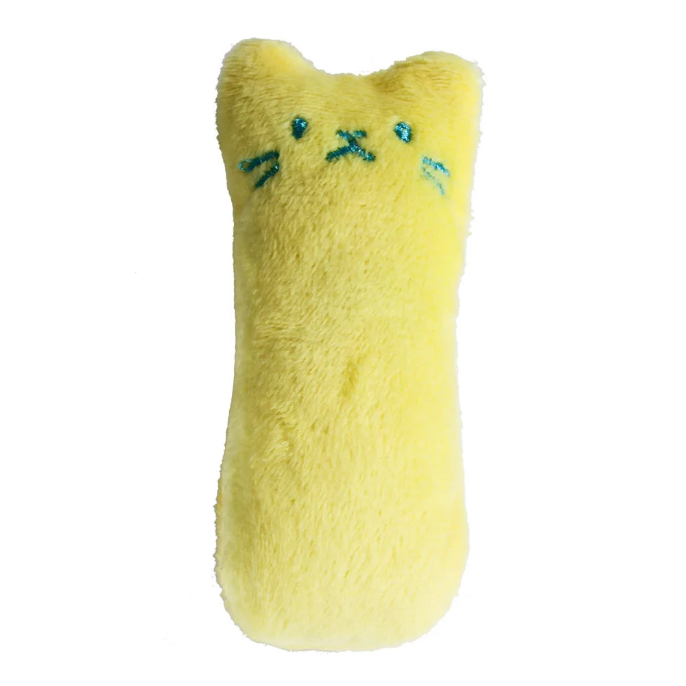 Catnip-Infused Interactive Plush Cat Toy for Chewing and Play