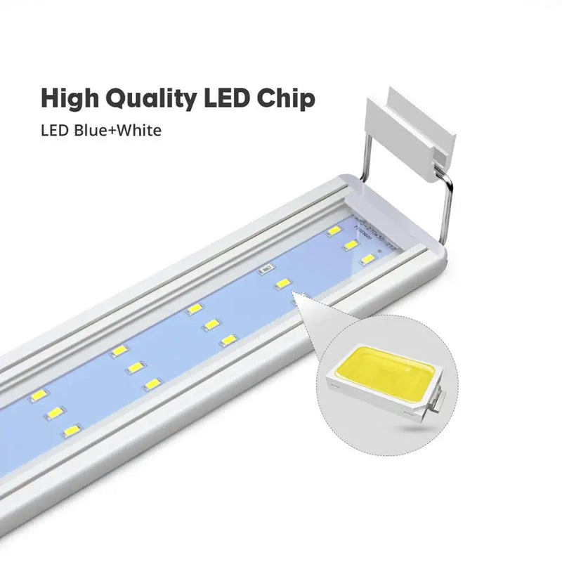 Lampe LED à clipser pour aquarium, profil fin