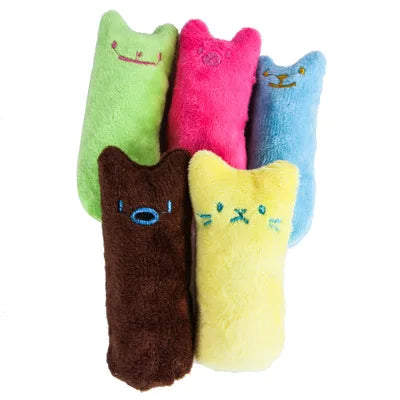 Catnip-Infused Interactive Plush Cat Toy for Chewing and Play