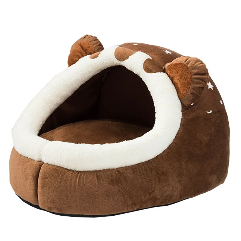 Maison-lit pliable pour chiens et chats