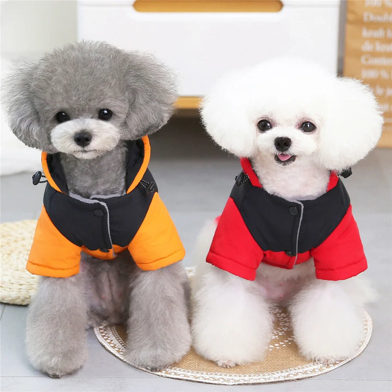 Mono de Invierno Acolchado para Perros Pequeños