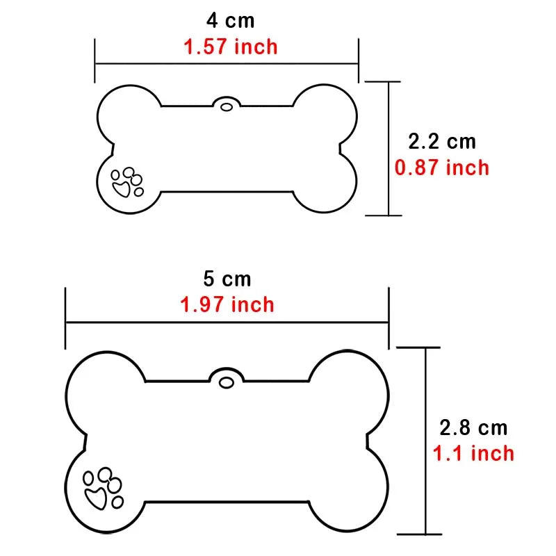 Personalized Stainless Steel Pet ID Tag