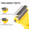 Two-Sided Stainless Steel Pet Grooming Brush