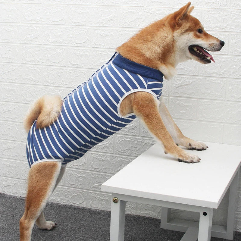 Breathable Pet Recovery Suit for Dogs and Cats
