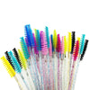 Disposable Eyelash Brushes (50-Pack) — Mascara Wand & Eyebrow Grooming Spoolies