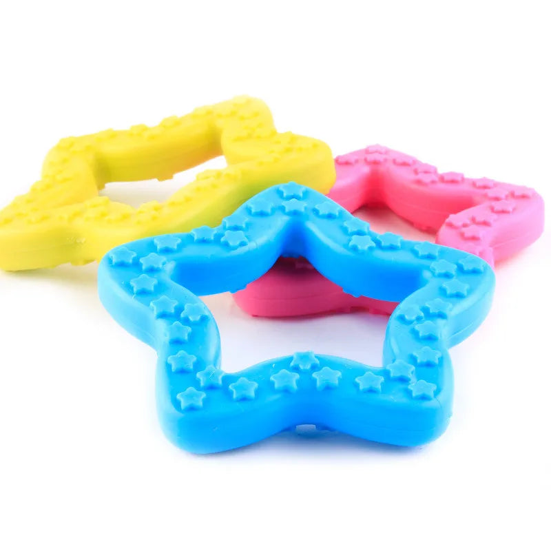 Durable Rubber Chew Toy for Small Dogs