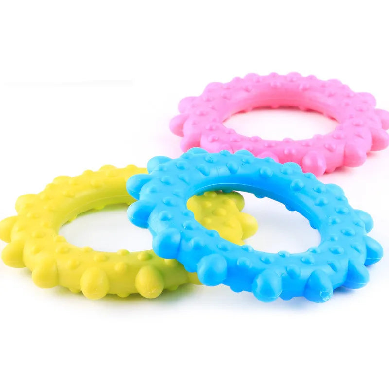 Durable Rubber Chew Toy for Small Dogs