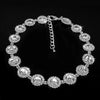 Luxury Rhinestone Dog Collar with Adjustable Chain