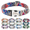 Personalisierte Nylon-Hundehalsband mit graviertem ID-Plättchen