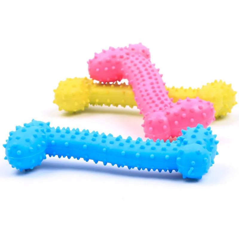Durable Rubber Chew Toy for Small Dogs