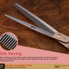 Professional 3-Piece Dog Grooming Scissors Set — Straight, Thinning & Curved