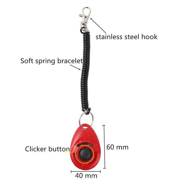 Dog Training Clicker with Adjustable Wrist Strap