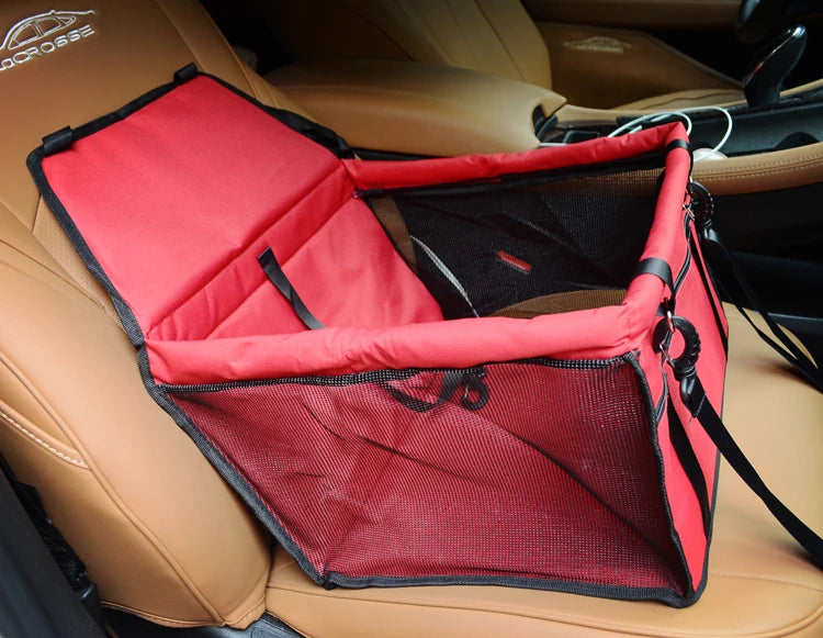 Asiento Compacto para Mascotas en el Coche y Hamaca de Viaje