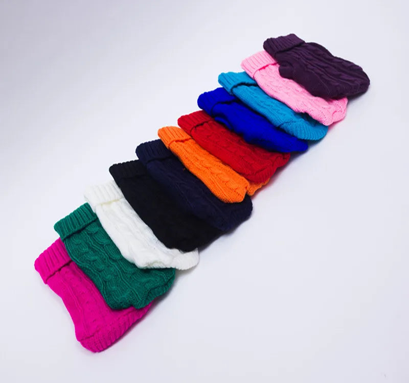 Knitted Winter Sweater for Dogs and Cats
