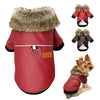 Classic PU Leather Dog Jacket for Small and Medium Breeds