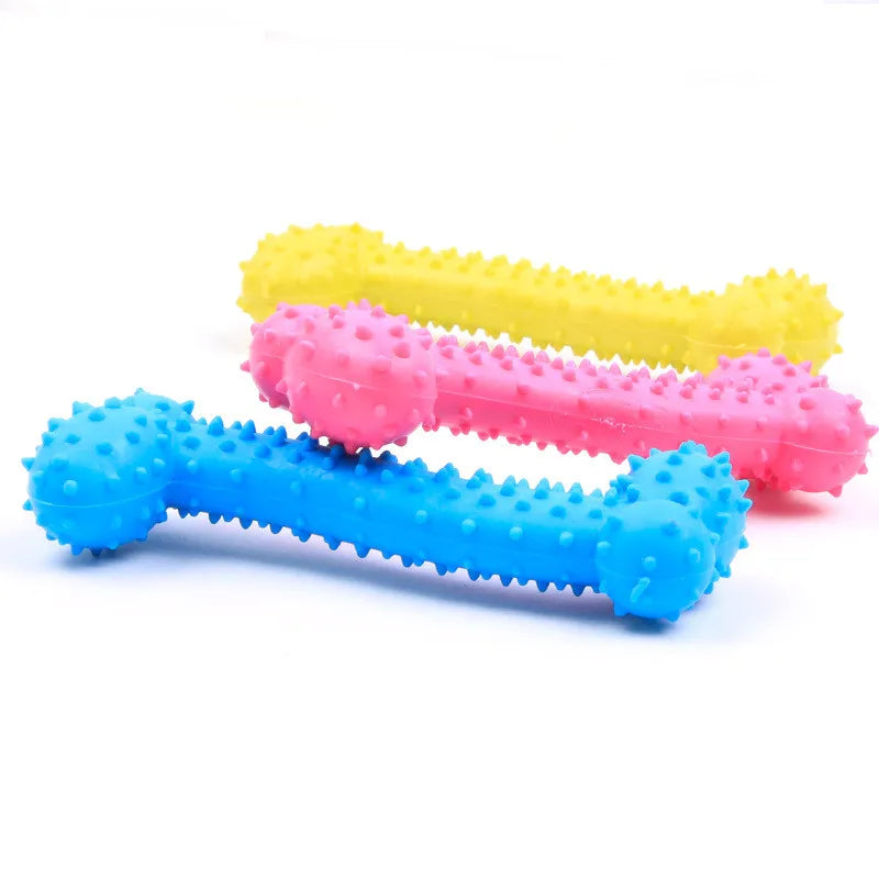 Durable Rubber Chew Toy for Small Dogs