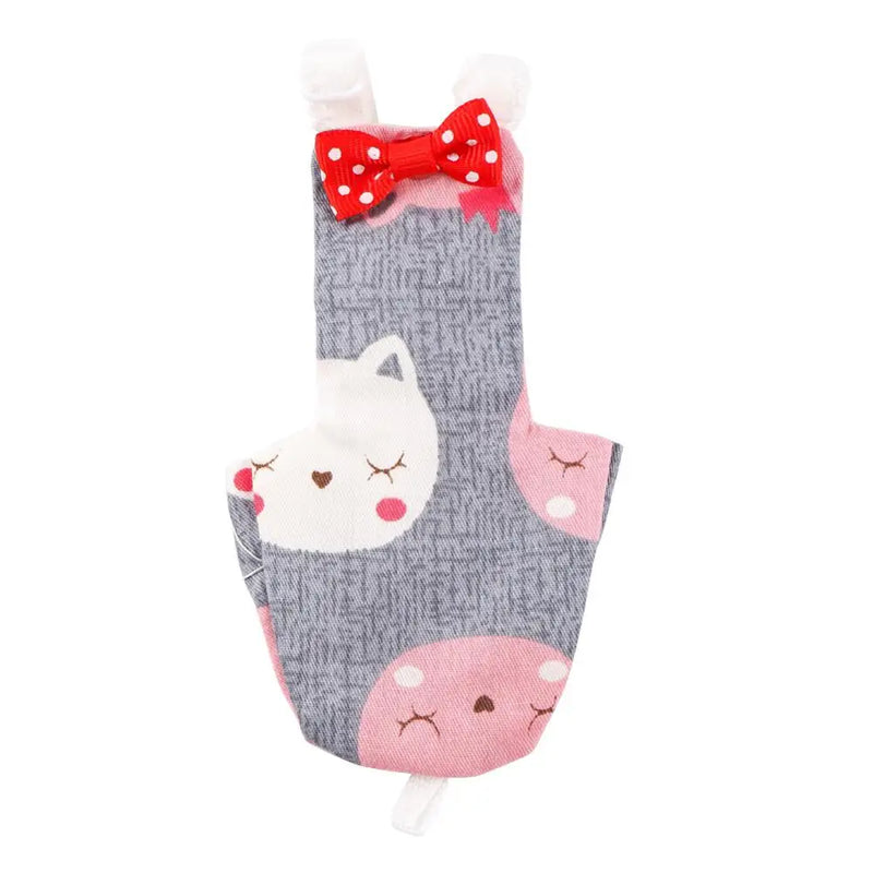 Couch-culotte Réversible pour Perruche avec Nœud Papillon