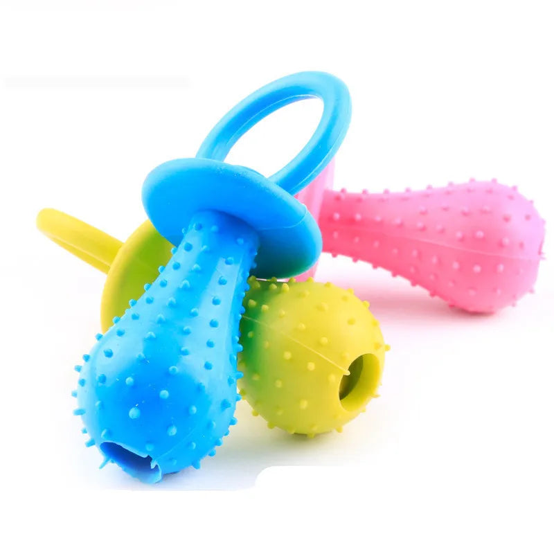 Durable Rubber Chew Toy for Small Dogs