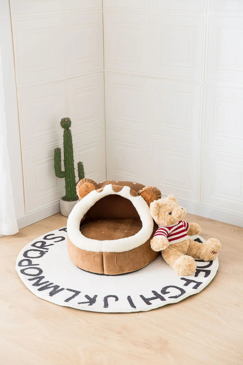Maison-lit pliable pour chiens et chats