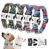 Personalisierte Nylon-Hundehalsband mit graviertem ID-Plättchen