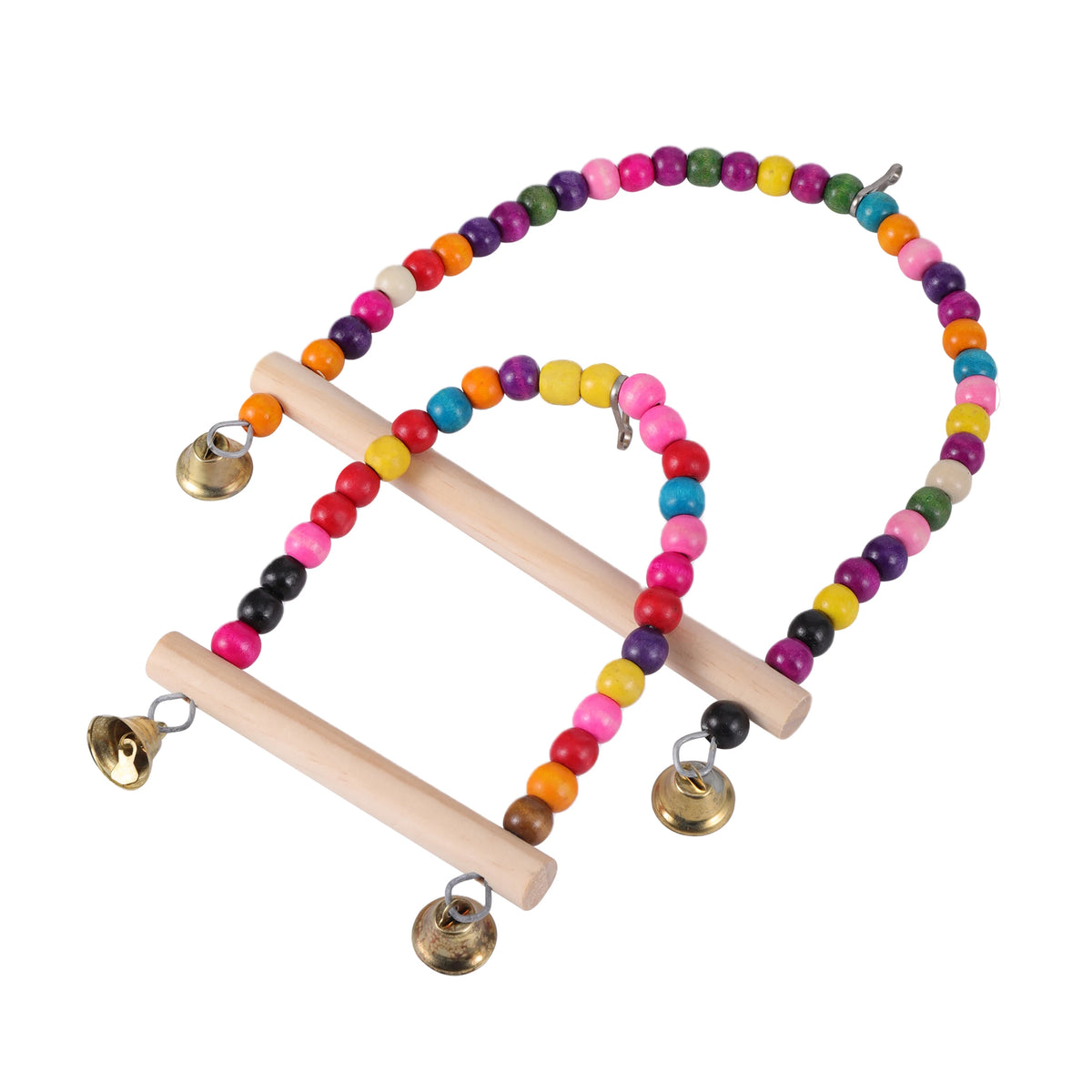 Braided Hanging Rope Chew Toy for Parrots & Small Birds