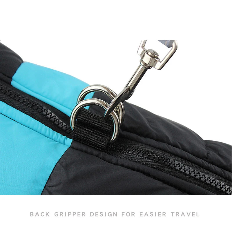 Chaleco impermeable acolchado para perro