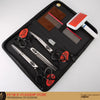 Professional 3-Piece Dog Grooming Scissors Set — Straight, Thinning & Curved