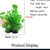 Plantes artificielles pour aquarium assorties