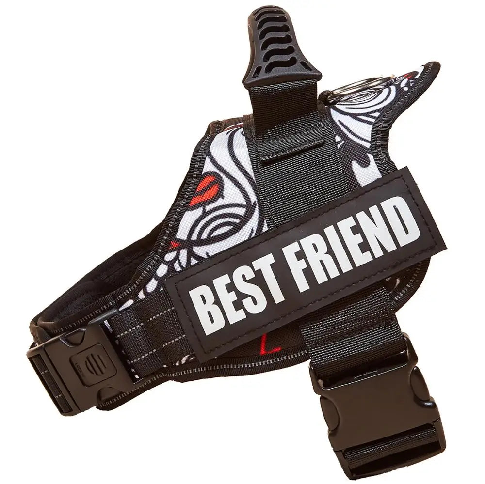 Adjustable No-Pull Dog Harness with Reflective Straps