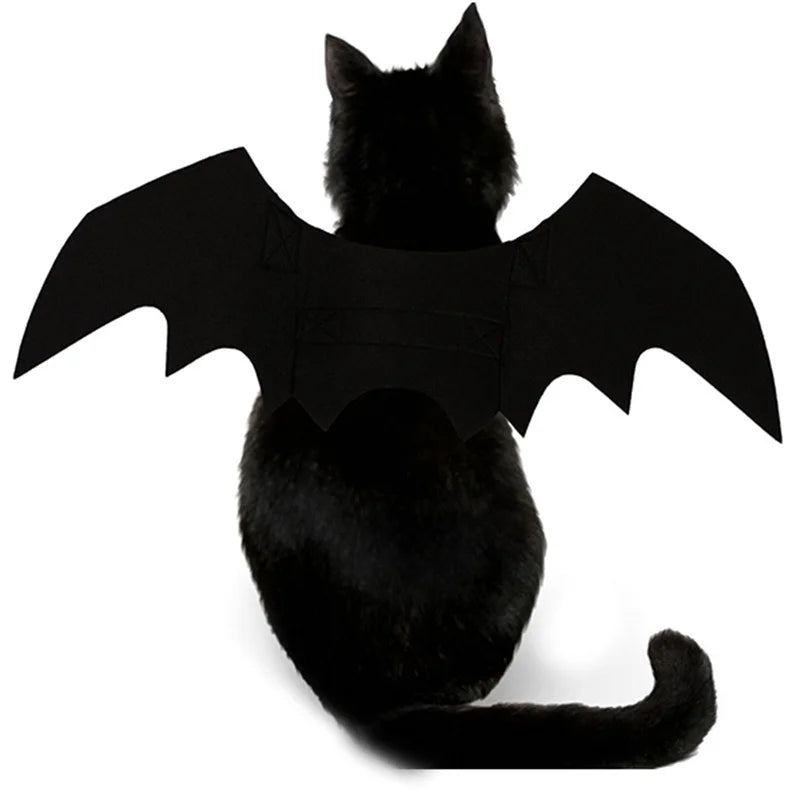 Cat Bat Wing Costume Accessory with Adjustable Straps