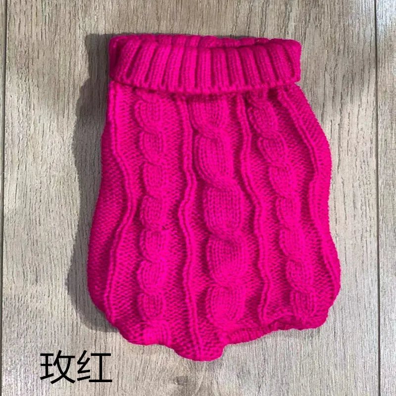 Knitted Winter Sweater for Dogs and Cats