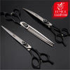 Professional 3-Piece Dog Grooming Scissors Set — Straight, Thinning & Curved