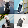 Classic PU Leather Dog Jacket for Small and Medium Breeds