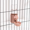 Käfigmontierter Futterspender und Trinkflaschen-Set für Haustiere