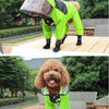 Impermeable para perros con estampado de cara divertida