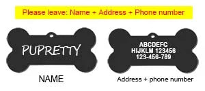 Personalized Stainless Steel Pet ID Tag