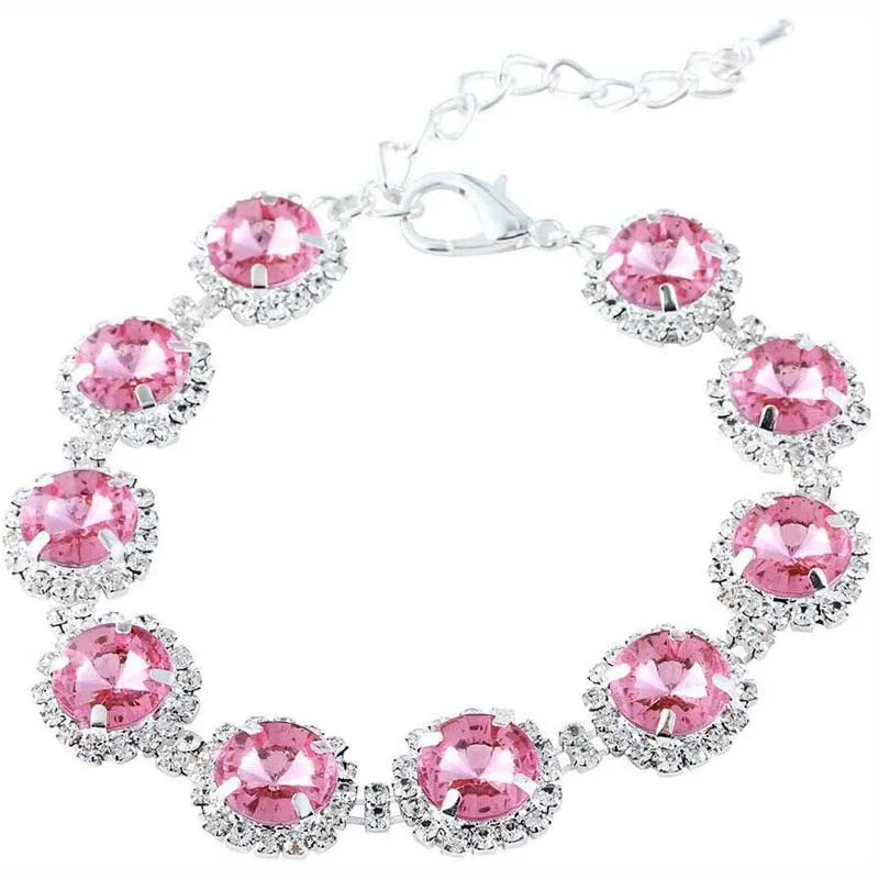 Luxury Rhinestone Dog Collar with Adjustable Chain