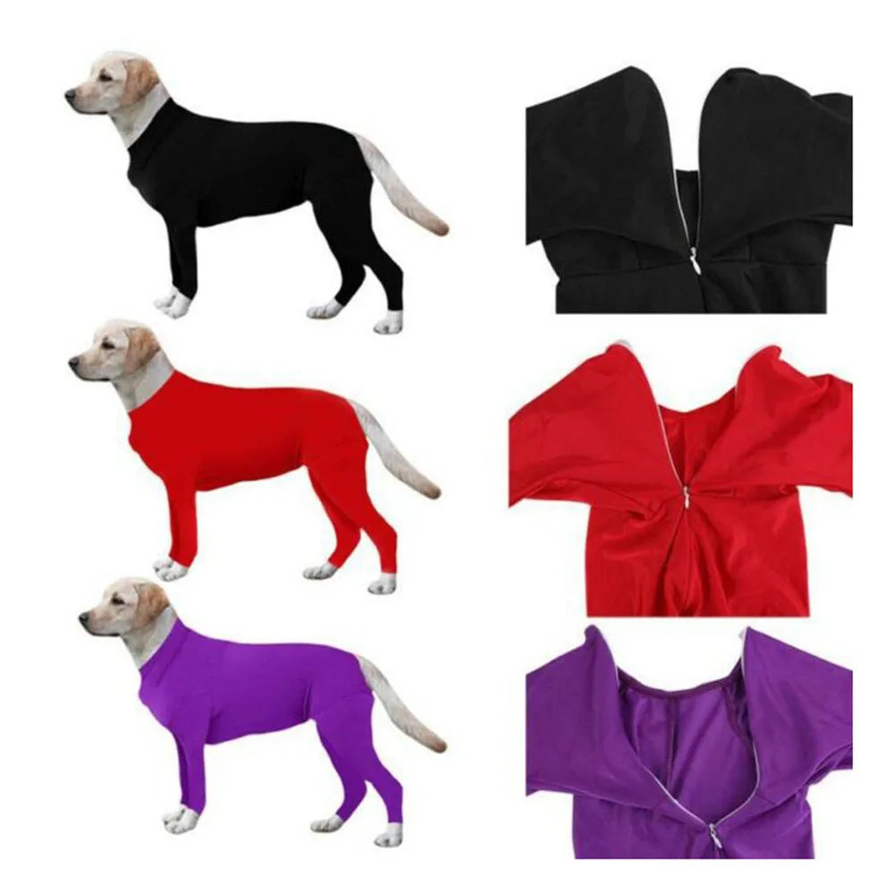 4-Leg Dog Recovery & Anxiety Calming Onesie
