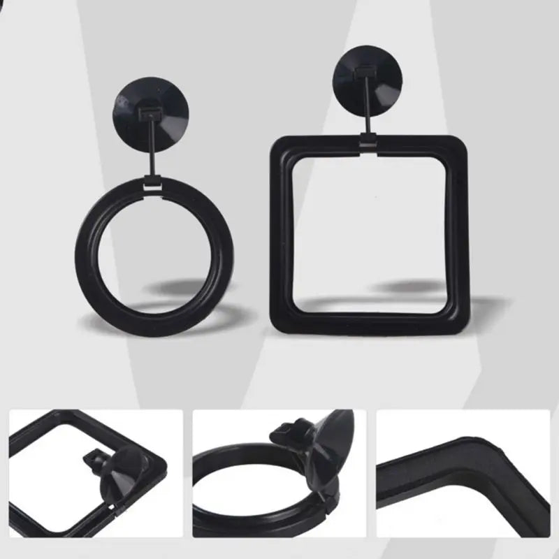 Anneau d'alimentation pour aquarium avec ventouse