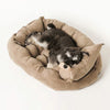 Cozy Cotton Pet Sofa Bed for Dogs and Cats
