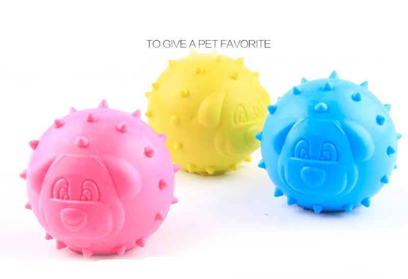 Durable Rubber Chew Toy for Small Dogs