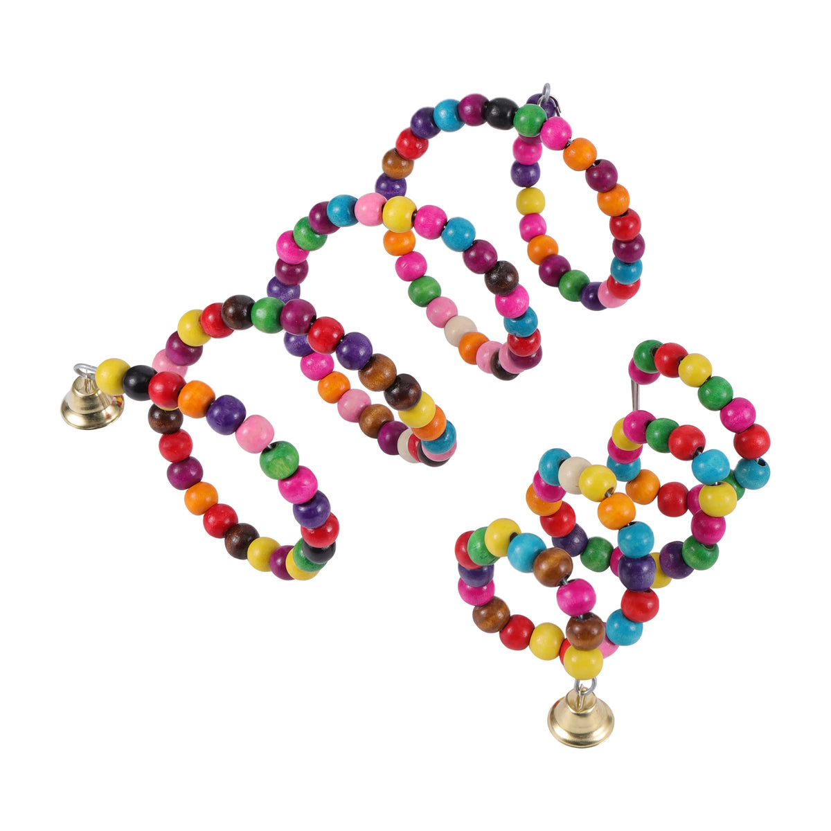 Braided Hanging Rope Chew Toy for Parrots & Small Birds