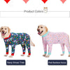 Soft Cotton Dog Pajamas Jumpsuit for Medium & Large Dogs