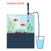 Aspirateur à Graviers et Changeur d'Eau pour Aquarium sur Piles