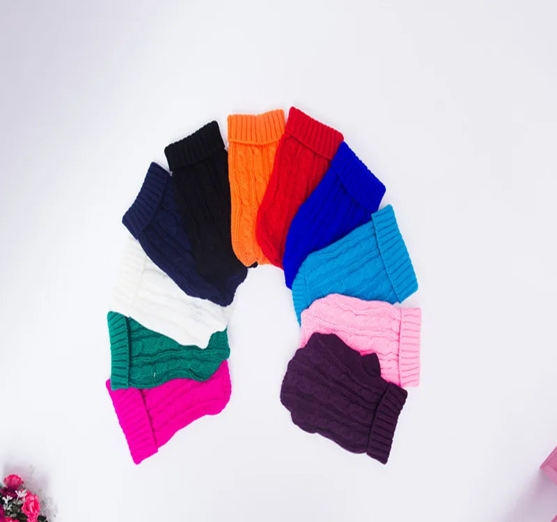 Knitted Winter Sweater for Dogs and Cats