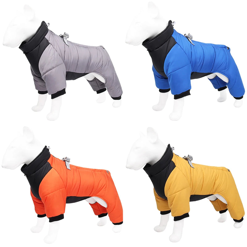 Winter Warm Thick Dog Jacket Waterproof Coat for Small to Large Dogs