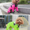 Impermeable para perros con estampado de cara divertida