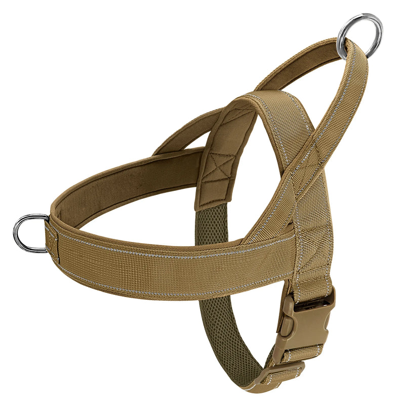 Nylon Durable Dog Harness with Handle - No-Pull Reflective