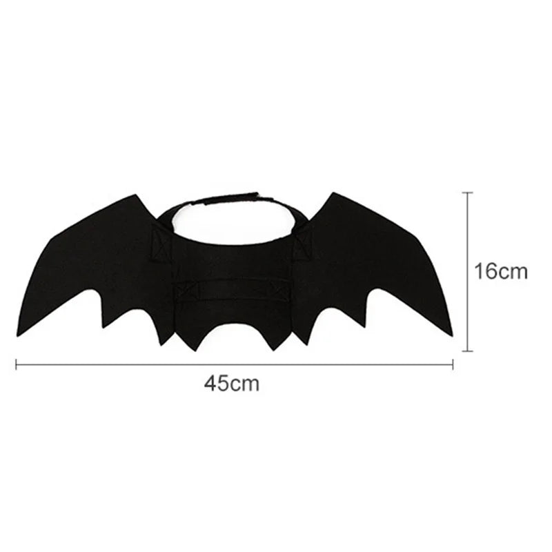 Cat Bat Wing Costume Accessory with Adjustable Straps